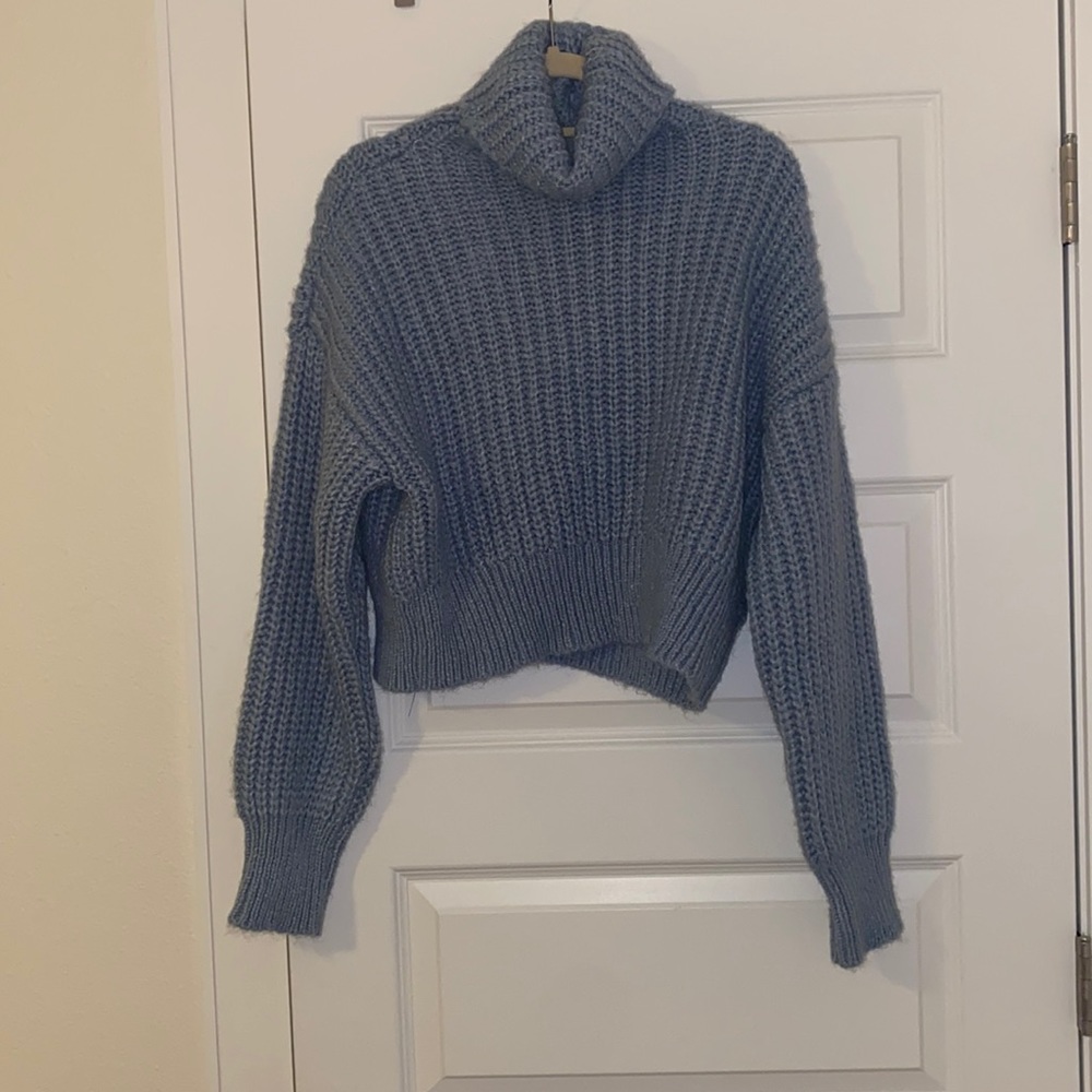 Baby blue Zara sweater